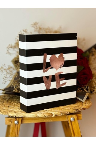 Fotoğraf Albümü 10x15cm 200 Lük Renkli Love Desenli Anı Albümü
