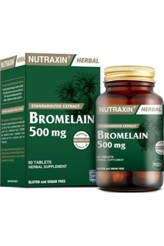 Nutraxin Bromelain 60 Kapsül