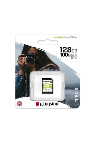 Kingston SDS2 128GB SDXC Canvas Select Plus Hafıza Kartı
