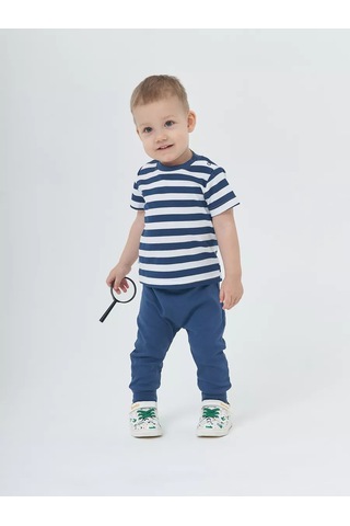 Ramelka Bebekler İçin Tişört Seti 2 Parçalı 211303235 Mavi