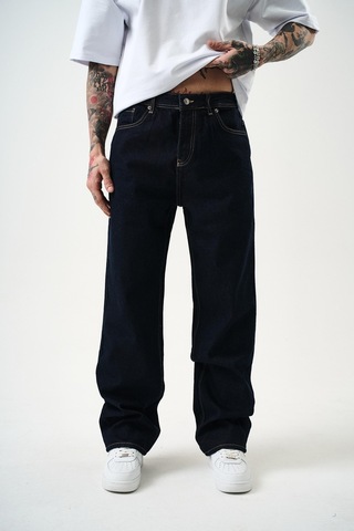Respire Erkek Washed Baggy Pantolon Lacivert