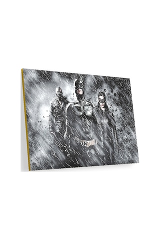 Cakasepetim Batman Catwoman Ve Belası Kara Şövalye Görseli Ahşap Mdf Tablo