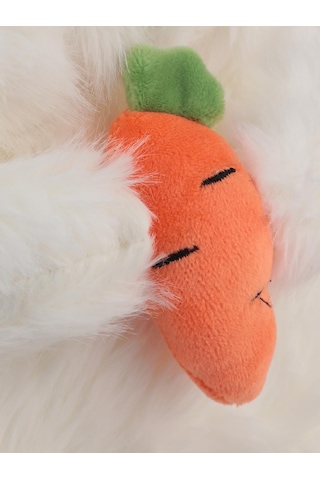Can Oyuncak Peluş Oyuncak 25 Cm Turp Tavşanı - Standart Çok Renkli