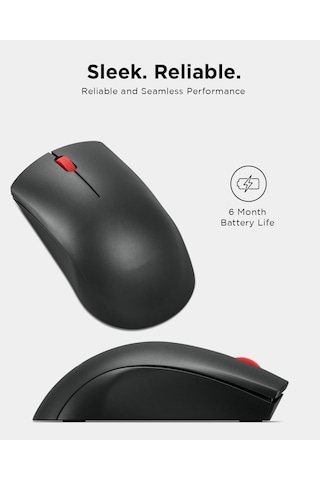 Lenovo Kablosuz Fare Wl150 - 2.4g Nano Usb-a Çok Yönlü Ergonomi