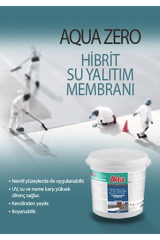 Akfix Aqua Zero Hibrit Su Yalıtım Membranı 14Kg