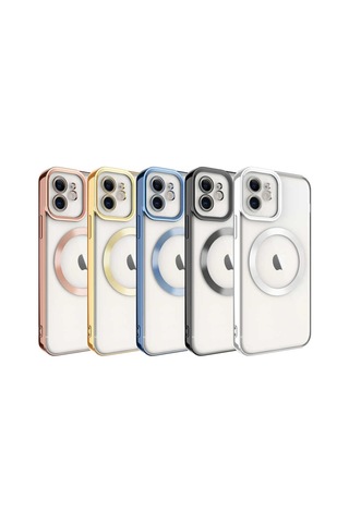 Apple Uyumlu iPhone 12 Kılıf Magsafe Wireless Şarj Özellikli Zore Setro (551720480)