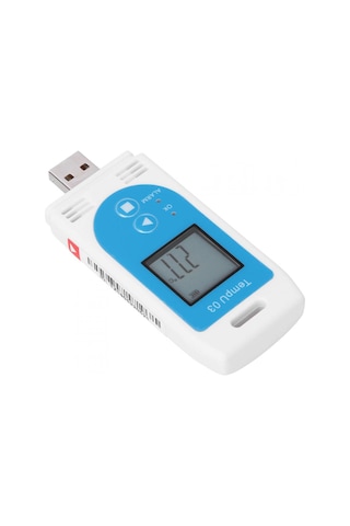 Springsun Tempu03 Usb Sıcaklık Ve Nem Kaydedici - 32000 Veri Noktası, Pdf/csv Raporu, Ip54 Koruma, Lcd Ekranlı Ölçüm Aleti