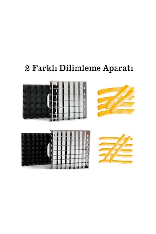 Çelik El Tipi Patates Sebze Dilimleyici Küp Rende Doğrayıcı Diğer