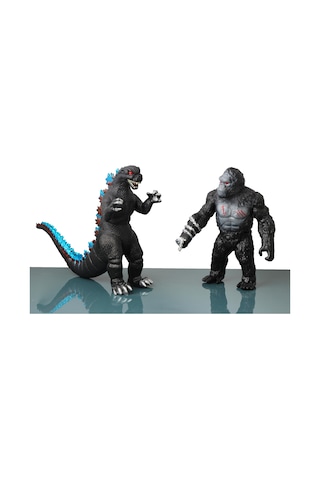 Godzilla Vs Kong Giant Godzilla & King Kong Aksiyon Karakter Figür Oyuncak Seti 2 Karakter Bir Arada