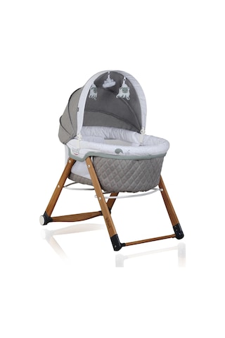 Kiwi Safe & Comfort Sleeper All in One Sallanır Katlanır Ahşap Beşik