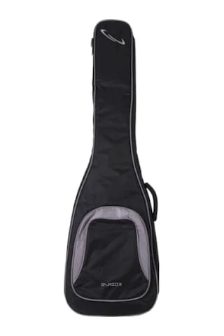 Kaliteli Siyah-gri Bas Gitar Gigbag