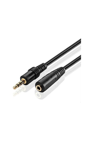 5 Metre 3.5Mm Aux Stereo Ses Kulaklık Uzatma Kablosu Erkek Dişi Ekleme