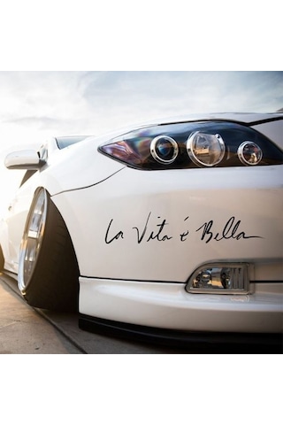 La Vita E Bella Hayat Güzeldir Sticker 01166