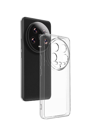 Xiaomi Mi 14 Ultra Kılıf Zore Süper Silikon Kapak Renksiz