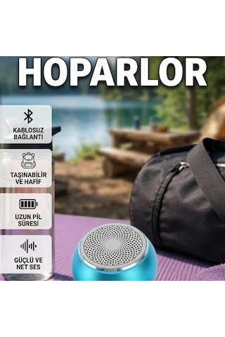 Mini Bluetooth Hoparlör Taşınabilir Kablosuz Ses Sistemi Dış Mekân Ve Seyahat Kullanımı