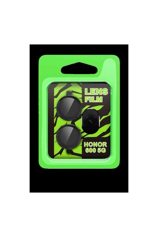Huawei Honor 600 Uyumlu Raze Metal Kamera Lens - Siyah Renkli