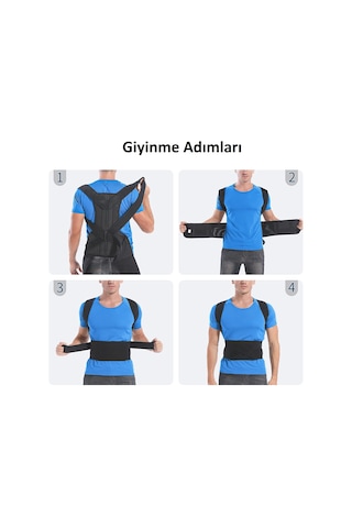 Dik Duruş Korsesi Kamburluk Önleyici Omuz & Bel Korse