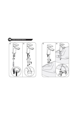 Eca Caro 102108892 Lavabo Bataryası