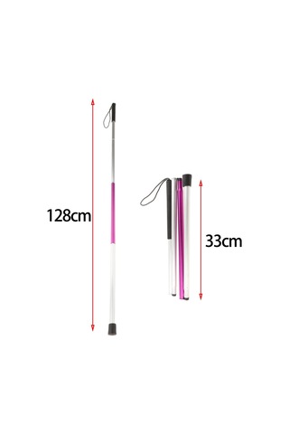 Suntek Katlanabilir Kör Insanlar Baston Hafif 4 Bölüm Kamp