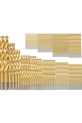 Kangvka 99 Parça Hss Titan Kaplı Matkap Ucu Seti, 1.5-10mm, Ahşap, Plastik Ve Alüminyum İçin Metal Çalışma Aracı