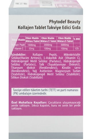 Phytodef Beauty Collagen Vitamin C 5 x 30 Tablet