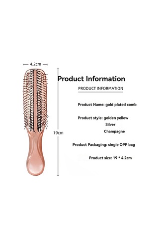 Qingmipy Saç Ve Saç Derisi Bakımı İçin Çift Taraflı Masajlı Taşınabilir Saç Tarağı