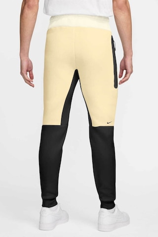 Nike Tech Fleece Slim Fit Men S Track Jogger Pants Erkek Dar Kesim Eşofman Altı Krem Mavi