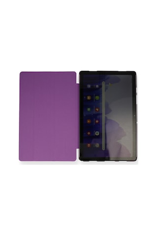 Galaxy Uyumlu T970 Tab S7 Plus 12.4 Kılıf Tablet Smart Kılıf - Mor Diğer