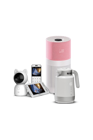 Akıllı Monitörlü Bebek Kamerası Hava Temizleyici Kettle