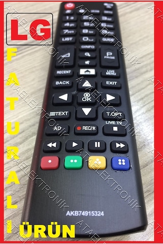 LG Uyumlu Kisa Model Beyaz Home Akb 74915324 Led Tv Televizyon Kumandası