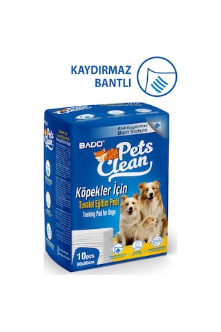 Pets Clean Tuvalet Eğitim Pedi 10 Adet 60 90cm