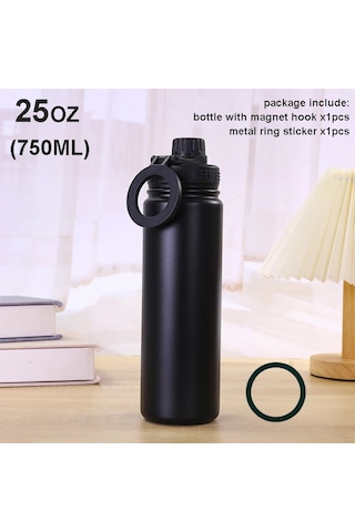 Manyetik Telefon Tutucu Ayarlanabilir Su Şişesi 750 Ml 1000 Ml Diğer Siyah