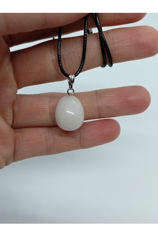 Balık Hediyelik Beyaz Oniks Taşı Doğaltaş Kolye Yeşil