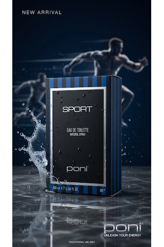 Poni Sport Eau De Toliette 100ml Yeni Aromatik