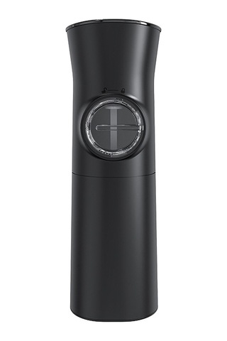 Sones Yerçekimi İndüksiyonlu Elektrikli Tuz Ve Karabiber Öğütücü Led Işıklı Ayarlanabilir Kaba Öğütücü Siyah