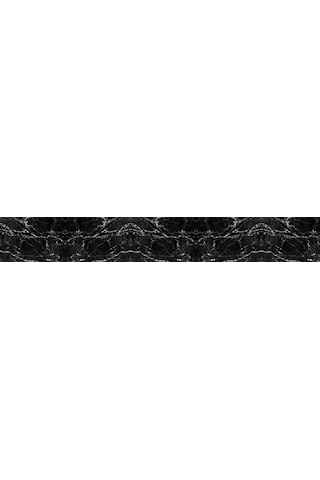 Stickerart Tezgah Üstü Fayans Kaplama Folyosu Mutfak Tezgahı Kaplama Siyah Mermer 70 Cm X 2 Metre