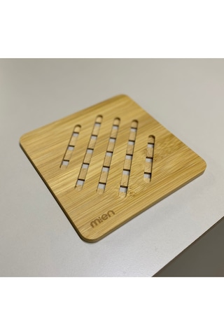 Bambu Nihale Tencere Ve Çaydanlık Altlığı Açık Sarı