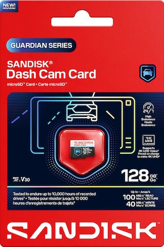 Sandısk Dash Cam 128gb 100/40mb/s Microsdxc V30 Araç Kamerası Hafıza Kartı Sdsqqnr-128g-gu6sn