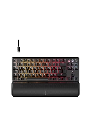 Corsaır K70 Pro Tkl High-performance Hall Effect Switch Rgb Türkçe Siyah Gaming Klavye Ch-911911g-tr