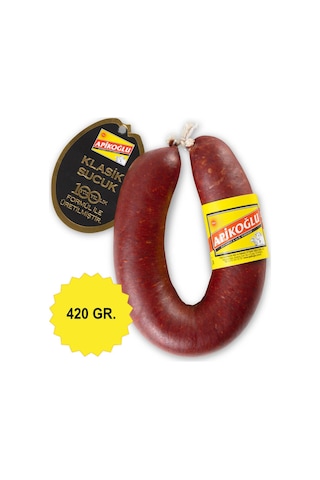 Apikoğlu 100 Yıllık Formül Dana Klasik Sucuk 420 G