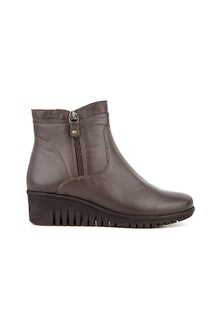 Muya Londo 6 Nokta Anatomik Taban Hakiki Deri Kadın Bot 001