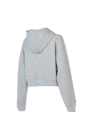 New Balance Nb Lifestyle Women Hoodie Kadın Gri Sweatshirt - Wnh1639