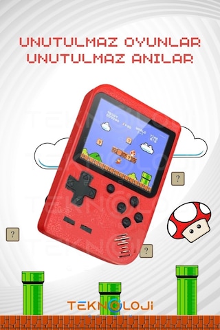 Mini Atari Gameboy Oyun Konsolu Gamebox Kollu Atari 400 Oyunlu