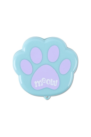 Mavi Geri Çekilebilir Plastik Katlanır Bardak Kedi Pençe Şekli Taşınabilir Su Bardağı Seyahat Açık Sofra Mavi