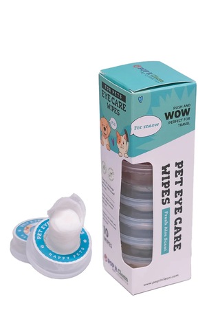 Popitclean Evcil Hayvan Kedi & Köpek Göz Bakım ve Temizleme Mendili