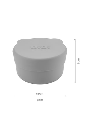 Silikon Kapaklı Mini Kase 2'li Mini Bites - Misty Lilac / Powder Grey
