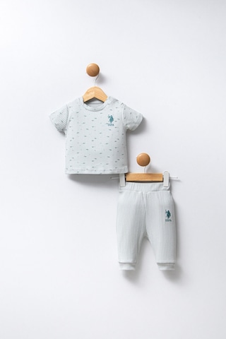 U.S. Polo Assn. U.s. Polo Assn Erkek Bebek Yeşil Takım Yeşil