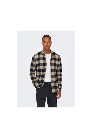 Only & Sons Onsgudmund Ls Checked Shirt Noos Erkek Lacivert Uk Gömlek - 22007112 Lacivert