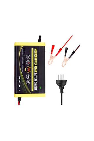 Ranyeek 12v Akü Tamiri Ve Şarj Cihazı 6a - Otomobil Motosiklet Aküleri İçin - Çoklu Koruma Özellikleri - Abs Malzeme - Avustralya Tipi Şarj Bağı