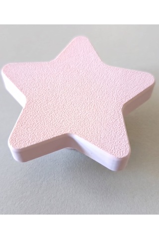 Yıldız Görünümlü Çocuk Odası Dolap Çekmece Kulpu Bebek Odası Kulp -tekli Açık Pembe